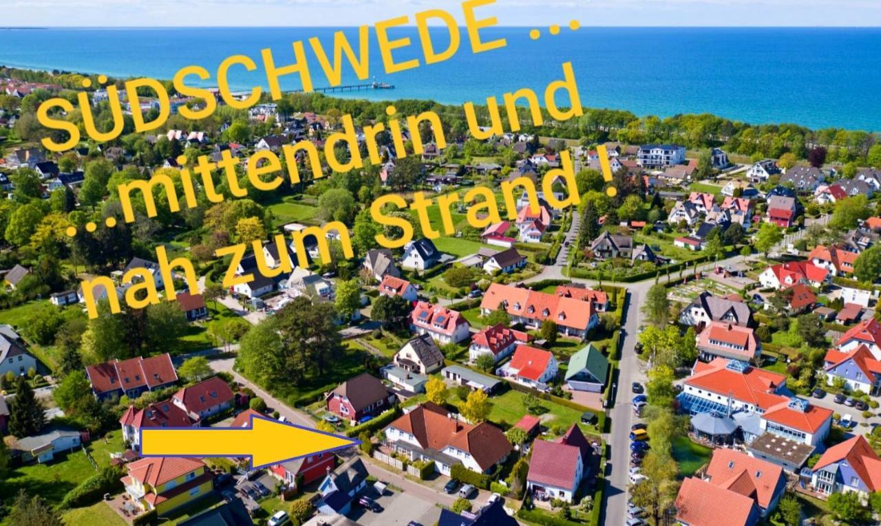 Der Suedschwede ... Dein Gaestehaus Mitten In Zingst Und Nah Zum Strand المظهر الخارجي الصورة